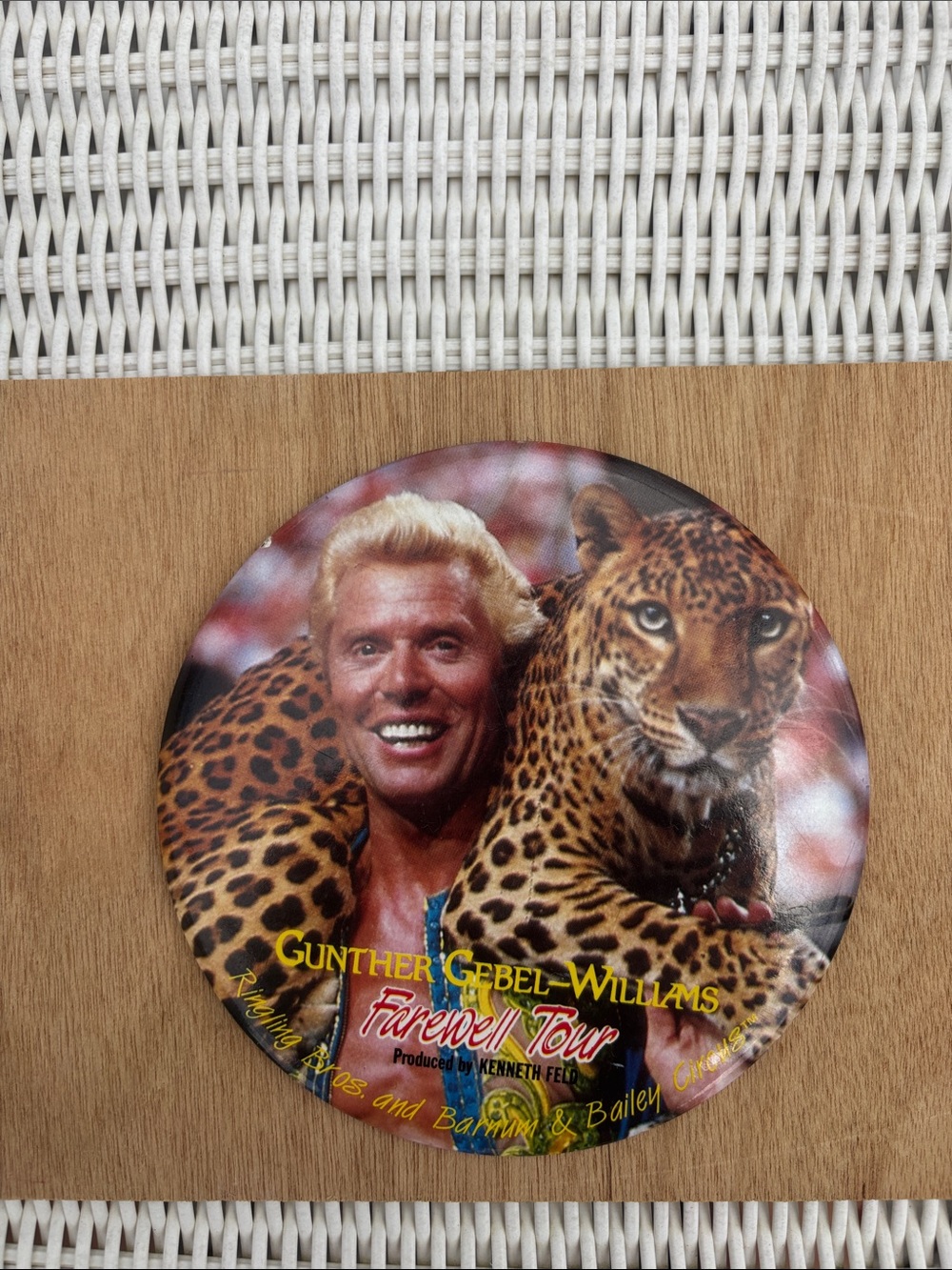 Farewell Tour Decorative Button - Multicolor